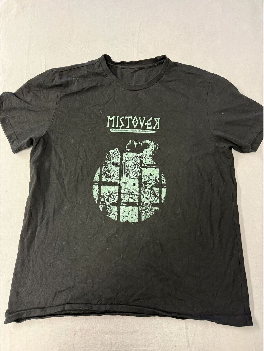 Mistover Video Game T-shirt Promo Nintendo Switch Steam -XXL
